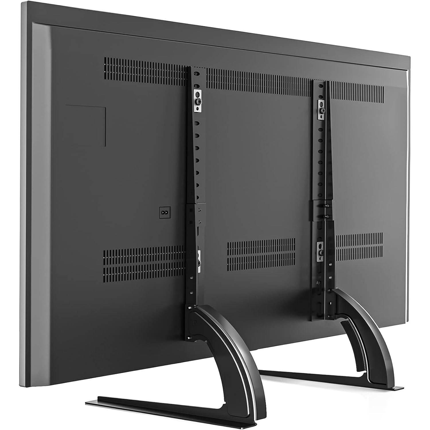 TEMU Tv Stand Mount, Universal Tv Stand Tabletop For 22 To 37 Inch Plasma Lcd Led Flat Screen Tvs, Tv Legs, Holds, Height Adjustable Tv Base