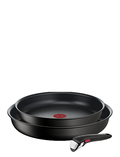 Tefal Ingenio Unlimited Frypan 3 pcs set Black (24 and 28 cm) - Stekpannor & Kokkärl - BLACK / black
