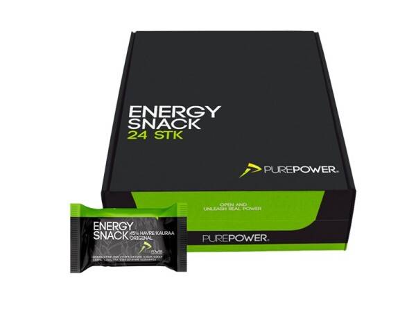PurePower Energy Snack energibar havre 24 X 60 g.