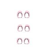 Aiivioll [3 par] Öronspetsskydd för Bose QuietComfort öronsnäckor II och Bose QuietComfort Ultra Earbuds (2023), halkfria silikon sport vingspetsar, tvättbara öronproppar tillbehör (rosa, S/M/L)