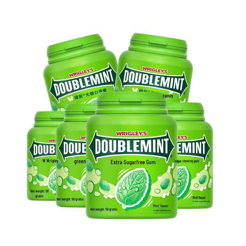 Grön pil sockerfritt tuggummi