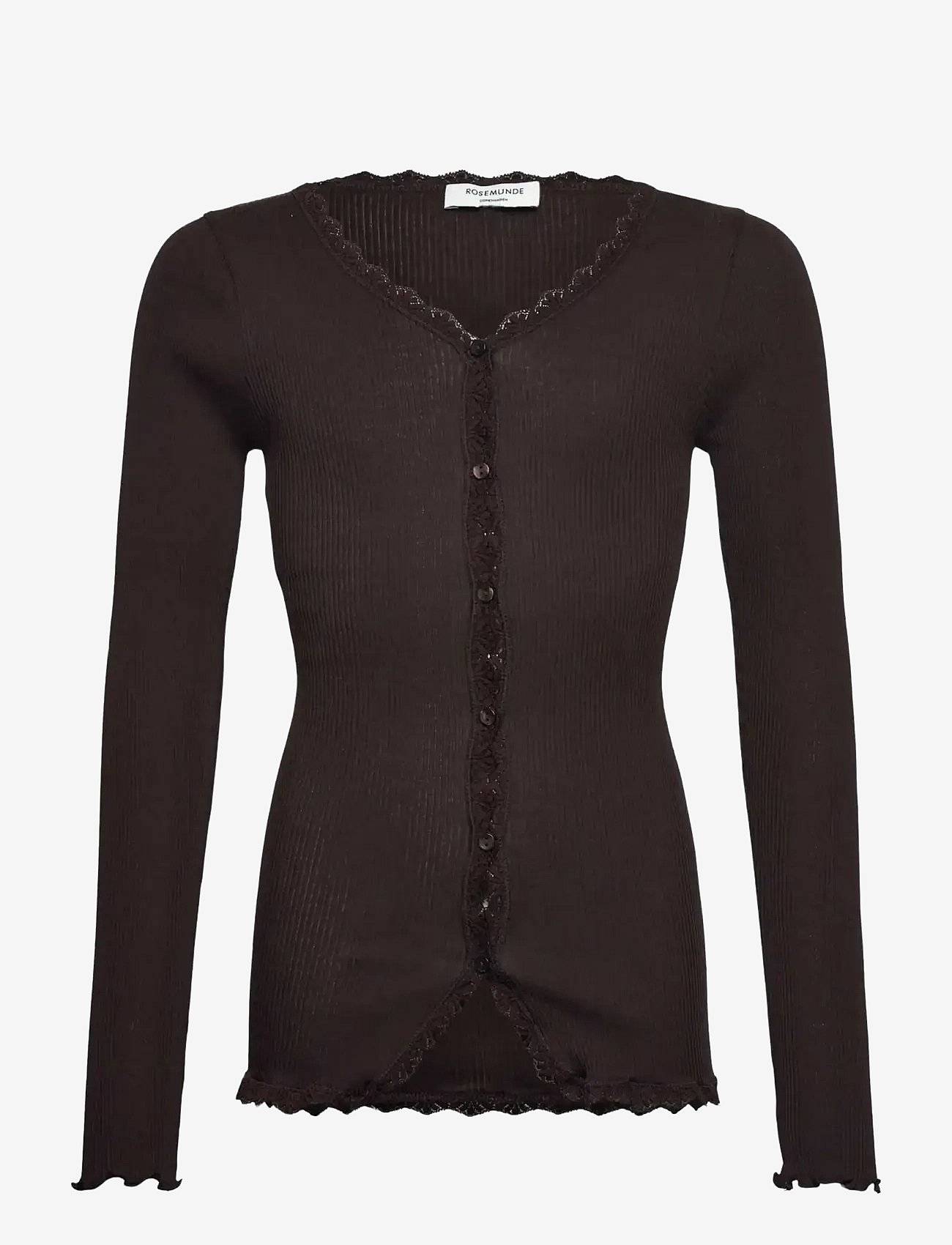 ROSEMUNDE KIDS Rkbalta Modal Ls Lace Cardigan | Brown | 140