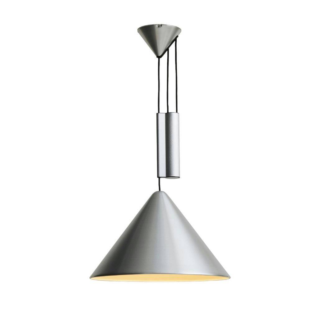 HAY Kompass Justerbar Pendel Ø43 cm Brushed Aluminium