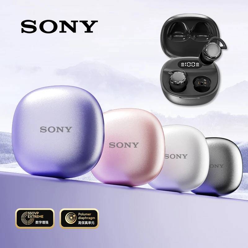 Original Sony X62 Pro Sleep Earbuds Tiny Headphone Sport Stereo Bluetooth Earphone Hidden Noise Cancelling Wireless Headset