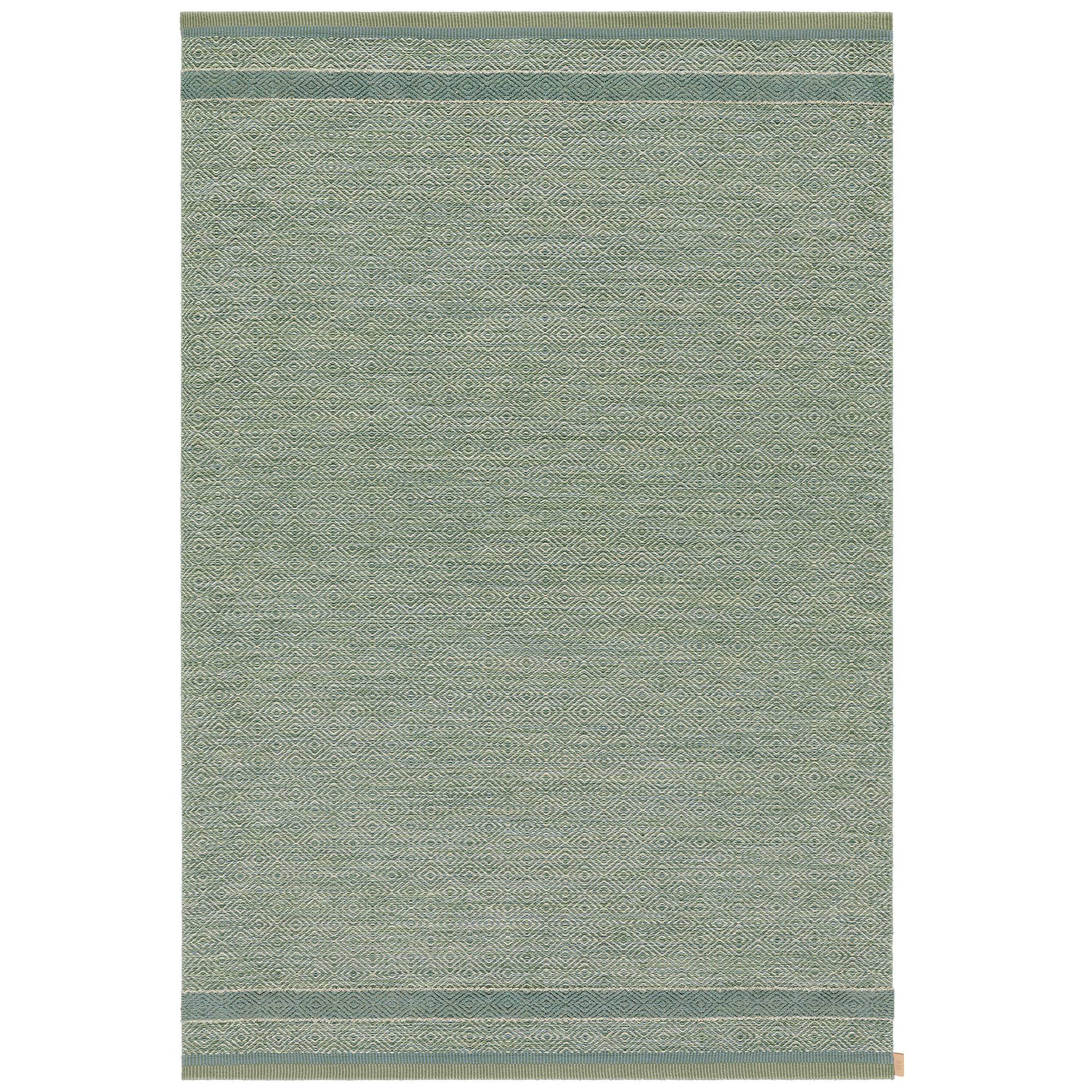 Kasthall - Goose Eye Anniversary Minty Fresh 195 x 300 cm - Mønstrede tæpper - Uld