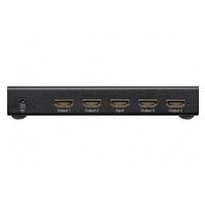 GOOBAY - HDMI splitter - 1 ind til 4 ud m. DC, 4K (Ultra HD)