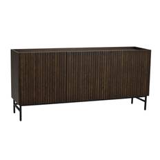 Rowico Home Halifax skænk Egetræ/sort metal 160 x 40 cm
