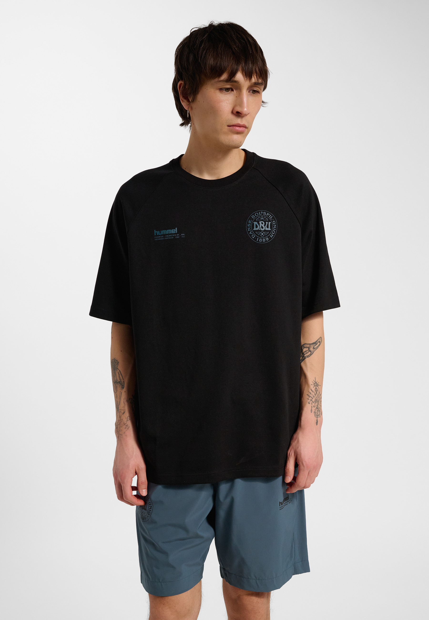Hummel - Dbu 26 Travel Tech T-shirt S/s | Black | T-Shirt | Voksen | Str. 3XL - Hurtig levering 1-2 hverdage