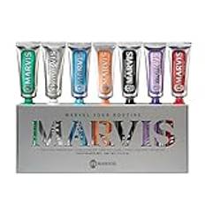 Marvis 411267 Tandkräm set, 25 ml x 7 stycken