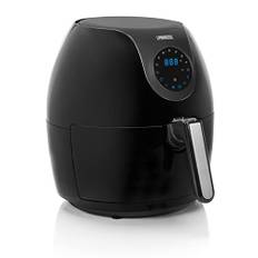 Princess XXL Heißluftfritteuse mit 5,2L, Digitales Touchscreen, 7 Programme, Ohne ÖL, 1700 W, Aerofryer 182050, Schwarz