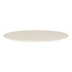 Ethnicraft - Blend Dining Table Top - Varnished Microcement - Off White - Round 90 cm - Tillbehör bord - Träfärgad