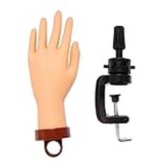 POPETPOP Släta Nagelfingrar Hållare Handmodell för Nagelkonstträning Och Daglig Träning