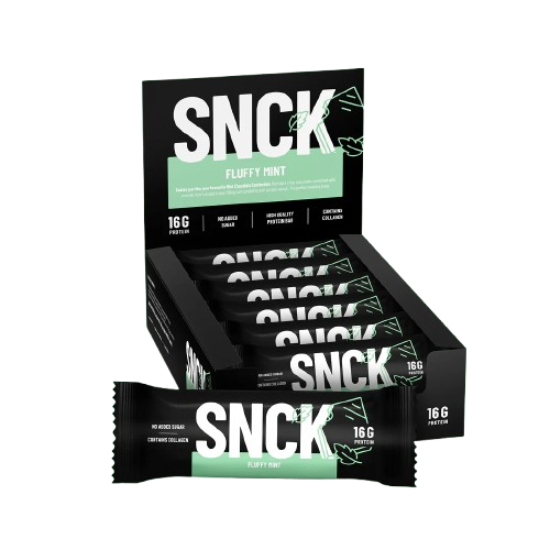SNCK - Proteinbar Kasse 12x55g - Fluffy mint