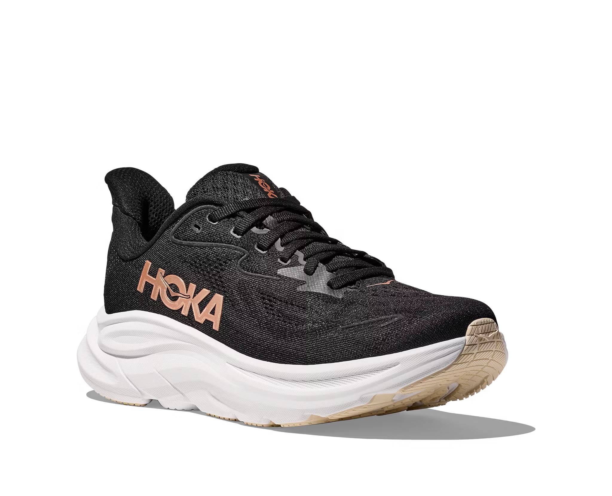 Hoka Clifton 10 (Dam) - Black / Rose Gold: 40 2/3 (US 9)
