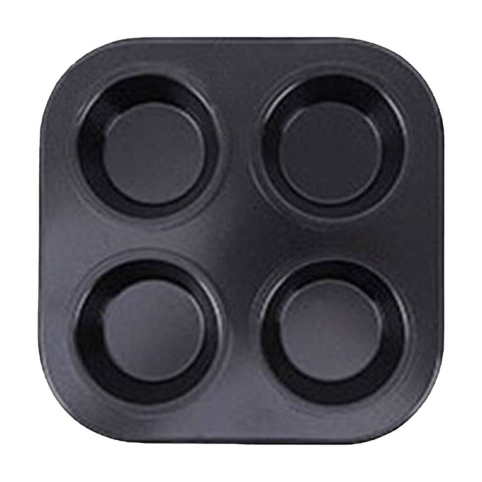 4-kops mini-bageform til tærter og cupcakes, non-stick, kompatibel med ovn og airfryer