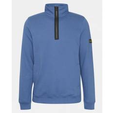 Barbour International Outline Mens Funnel Neck Sweatshirt Colour: North Sea Blue, Size: M