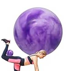 Pilates Ball Small, Core Ball, Mjuk yogaboll 9,8 tum, Träningsboll för stabilitet, Barre, Fitness, Ab, Core Yoga Ball for Women Home Gym Balansövning Body Fitness