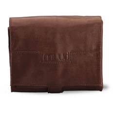muud Stockholm XL etui til strikkepinde, læder, rich brown