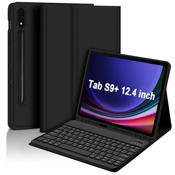 Skyddsfodral med tangentbord för Samsung Galaxy Tab Samsung Galaxy Tab S9+/S9 Plus