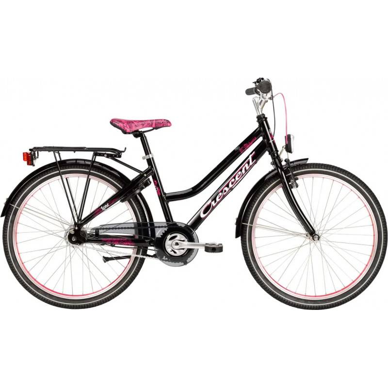 Crescent Lone, 7-vxl, 24", Svart, Barncykel