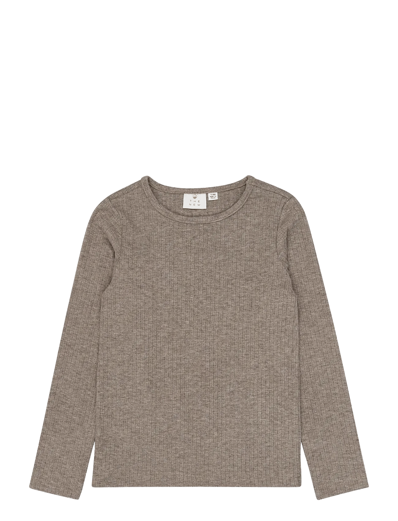 THE NEW Tnveeta L_S Rib Tee | Brown | 146/152
