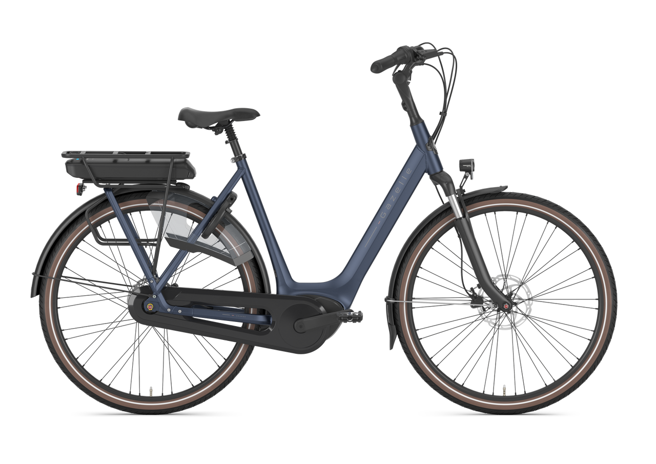 Gazelle Arroyo C8 Saturn - 49 Cm - Elcykel Dame - Blå