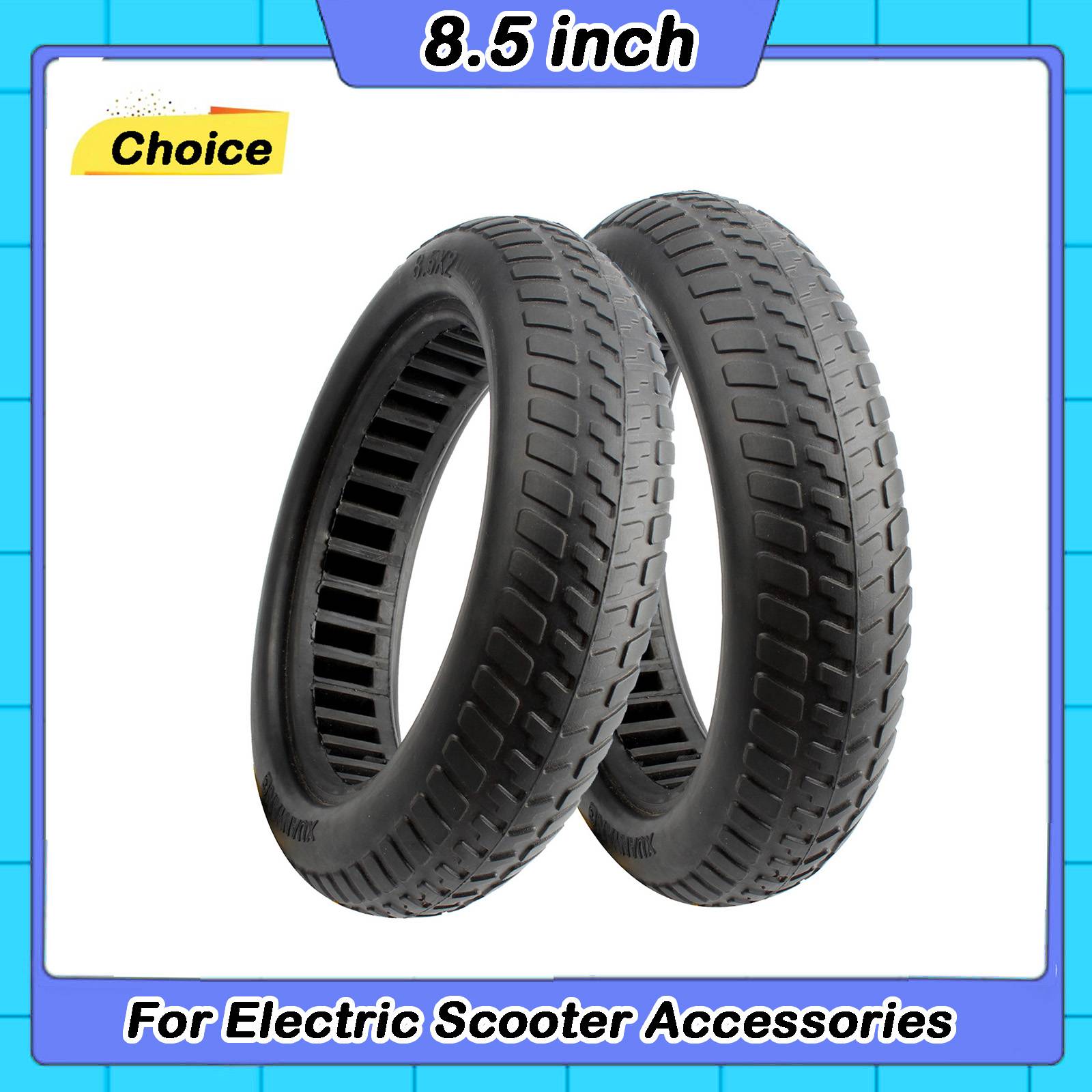 8.5 inches Rubber Solid Tire for Xiaomi M365 Pro Electric Scooter Mijia Mi 1S Pro 2 Essential Scooter Tyre 8.5'' Wheel