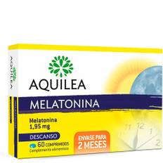 Aquilea Melatonin Lugnande Örter 60 Tabletter 1.95mg