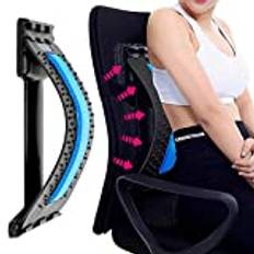 BACK Stretcher Lumbar Support Device Multi-Level Back Massager Lumbar Rygg Smärta Relief Enhet Nedre och övre rygg Sträcker stöd för smärtlindring (Color : B)