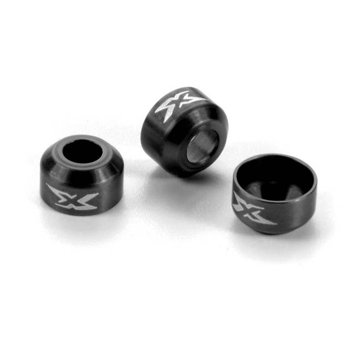 XRAY XR-365471-K Alu Shaft Safety Collar Black (3)