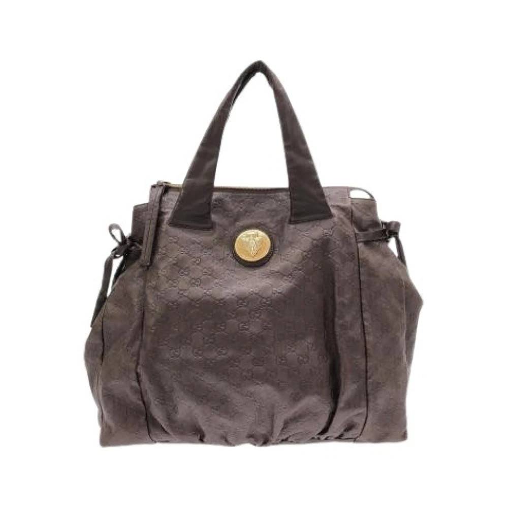 Gucci Vintage Pre-owned Vintage Tote Bag - Vintage - Dame - Brun - ONE SIZE - Uld