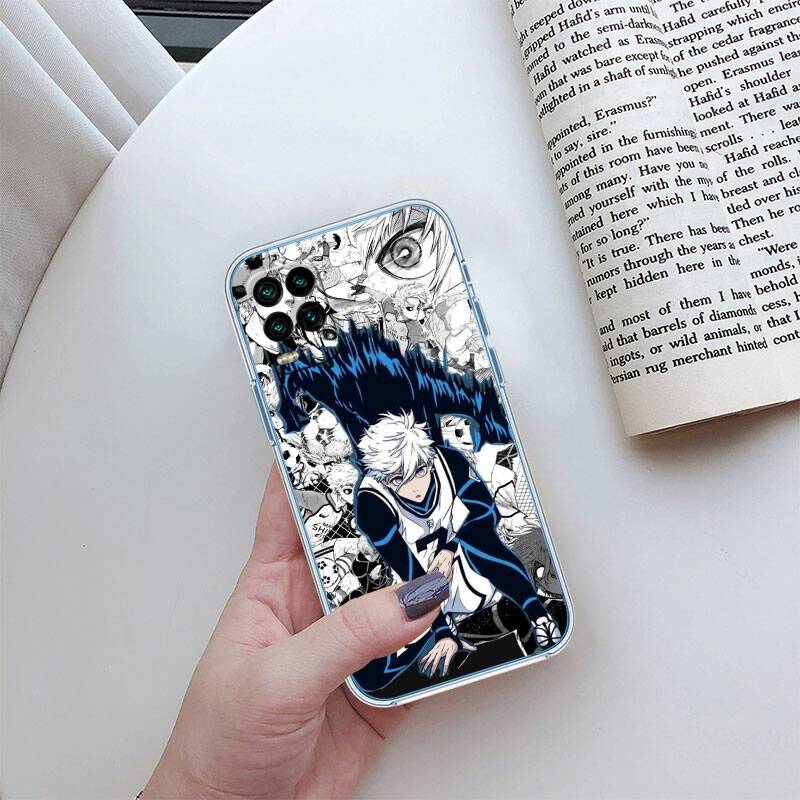MH58 Football Blue Lock Phone Case for Motorola Edge 20 30 S30 40 50 Fusion Lite Plus Pro Neo Ultra One Power Action Macro Hyper Vision Zoom Moto One Power hjort