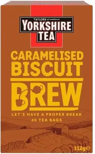Yorkshire Tea Caramelised Biscuit Brew 40st 112g