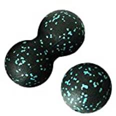 Massagebollar Set Peanut Lacrosse Ball Self Massage Roller Tools for Fascia Spine 2sts