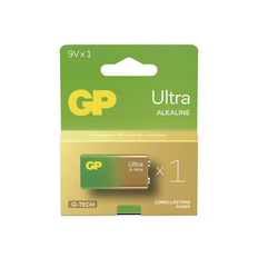 Battery 6F22 (9V) alkaline GP Ultra 9V 1pc