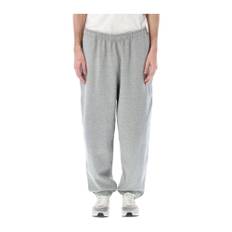 Nike, Byxor, Herr, S, Bomull, Beqväm Grå Sweatpants för Män - gray (S)