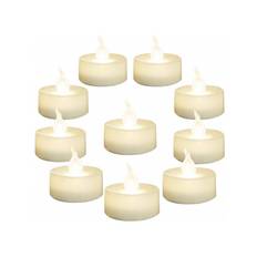 Pro LED Fyrfadslys med fjernbetjening - 10 stk.