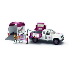 Schleich Mobile Dyrlæge med Trailer - 5+år