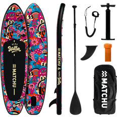 Matchu Sports Uppblåsbar Sup Bräda Yeye Weller 320x81x15cm - Upp Till 150kg - Stand Up Paddle Board SUP Lilac - One Size