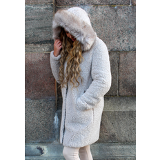 Rock and blue Joplin Coat jakke warm light grey kvinde