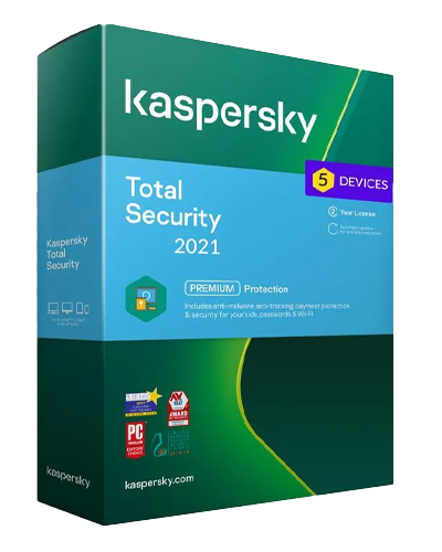 Kaspersky Total Security 2022 – 5 Devices MD 2 Year EU