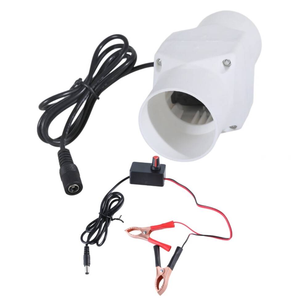 12V udsugningsventilator stille inline kanalventilator til badeværelse køkken
