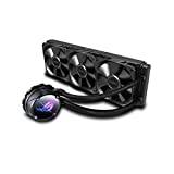 ASUS ROG Strix LC II 360, 360 mm allt-i-ett-vattenkylningssats, Intel LGA 1700/1200/1150/1151/1152/1155/1156/2066 och AMD AM4/TR4, 3 x 120 mm PWM-fläkt, 6 år garanti