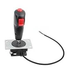 8 Way Flight Joystick, Metal Flightstick med Trigger Top Fire Button, Anti Friction Game Joystick för flygsimulering