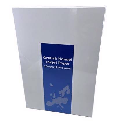 Grafisk-Handel Photo luster 260 gram - A2, 25 ark