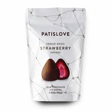 Patislove Mjölkchoklad dragé Jordgubbe