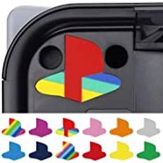 PlayVital Logo Klistermärke för ps5 Anpassad Vinyldekal Skins Logo för ps5-Konsol-9 Färger & 3 Klassiska Retrostilar
