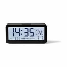 CASA Living Digitalt Vækkeur - H 6,5 x B 4 x L 14,5 cm - Plastik - Sort
