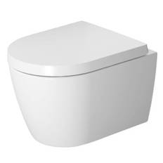 VÄGGHÄNGD WC-SKÅL ME BY STARCK COMPACT RIMLESS VIT MATT EXKL. SITS DURAVIT