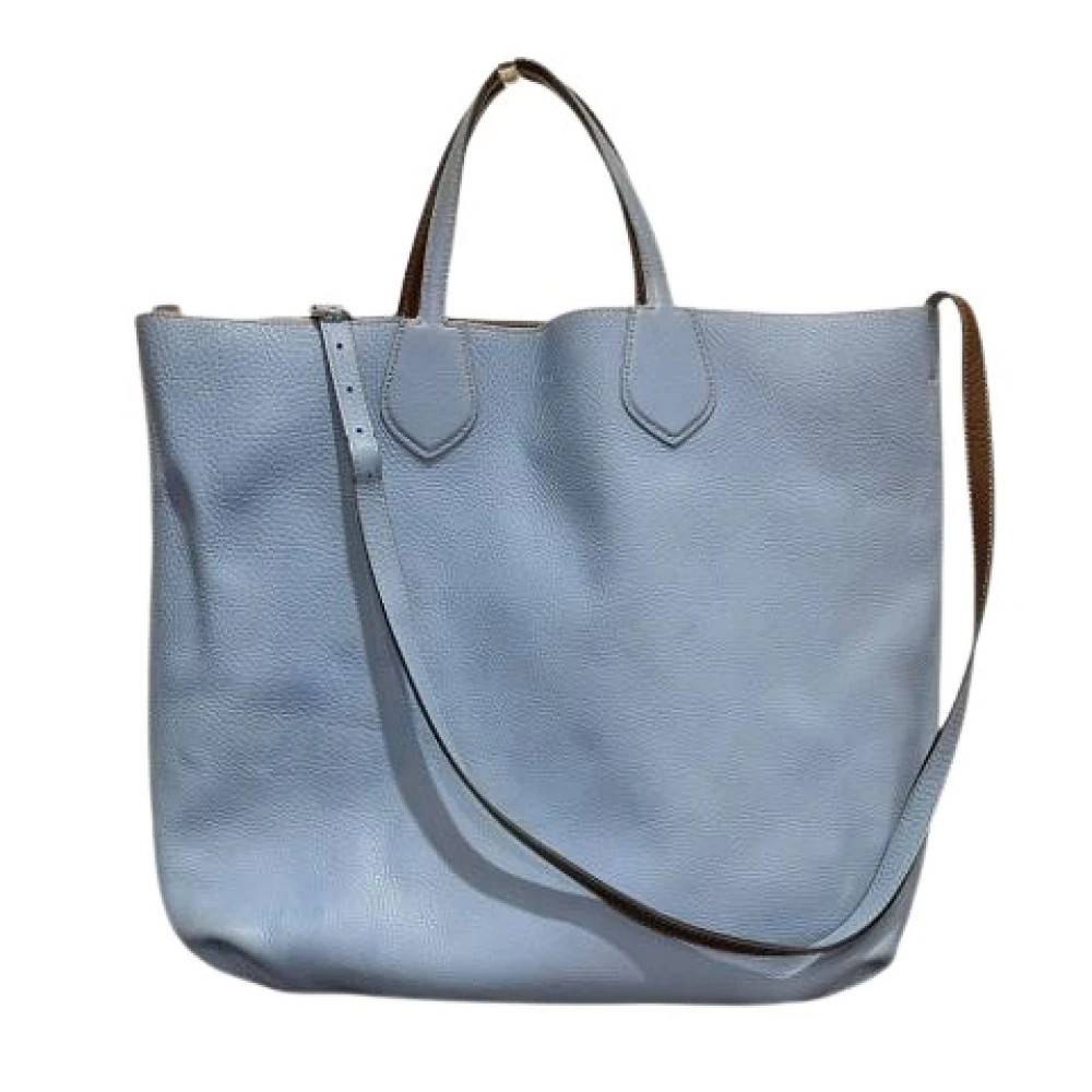 Gucci Vintage Pre-owned Vintage Tote Bag - Vintage - Dame - Blå - ONE SIZE - Uld